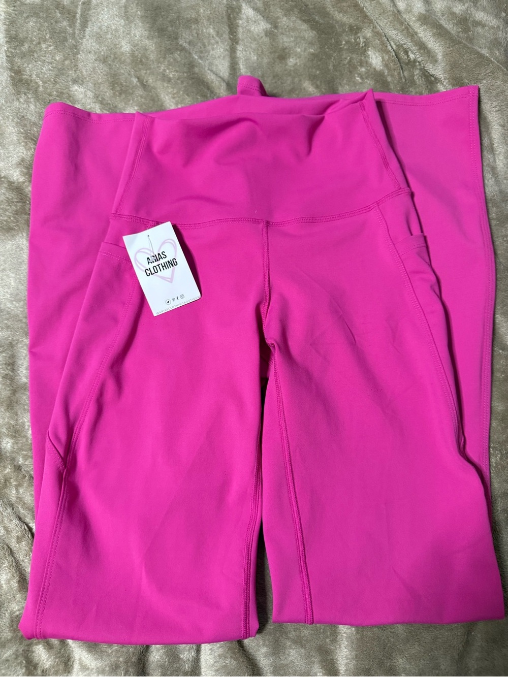 & Other Stories Bright Pink Kids Leggings
